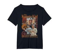 The Karate Kid Go Find Balance Vintage Photo Collage Movie Camiseta, Mujer Tallas Grandes, Negro, 2XL Grande