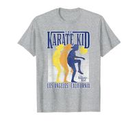 The Karate Kid Retro Crane Kick Silhouettes Movie Camiseta