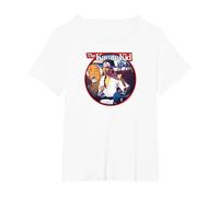 The Karate Kid Round Illustrated Poster Movie Camiseta, Mujer Tallas Grandes, Blanco, 6XL Grande