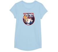 The Karate Kid Round Illustrated Poster Movie Camiseta, Niñas, Azul Bebé, XS
