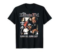 The Karate Kid Vintage Wax On Wax Off Poster Collage Movie Camiseta