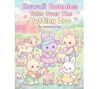 The Kawaii Bunnies Take Over The Petting Zoo: 81 Adorable Pages of Goats, Sheep, Ponies, Ducks & Cozy Farm Fun in a Soft Pastel Kawaii Style (The Kawaii Bunnies Series)
