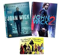 The Keanu Reeves Enthusiast Collection: John Wick - Complete Movie Series 1-2 DVD + Bonus Art Card