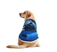 The Killer Whale in The Sea - Camiseta de malla transpirable para perros grandes y medianos, perfecta para el uso diario y ocasiones especiales