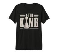 The King Chess Piece, Divertida Pareja para Fiesta de Halloween Camiseta Premium