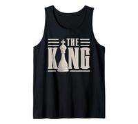 The King Chess Piece, Divertida Pareja para Fiesta de Halloween Camiseta sin Mangas