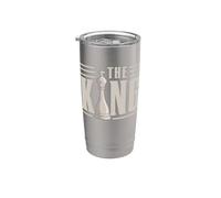 The King Chess Piece, divertida pareja para fiesta de Halloween Vaso térmico de acero inoxidable de doble pared