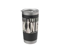 The King Chess Piece, divertida pareja para fiesta de Halloween Vaso térmico de acero inoxidable de doble pared