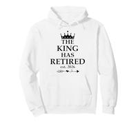 The King Has Retired Sign,Retirement Men Retired EST 2026 Sudadera con Capucha