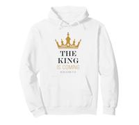 The King is Coming - Revelation 17:14 Christian Faith Jesus Sudadera con Capucha