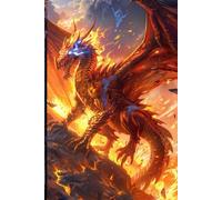 The King of Fire Dragons: Lined Journal