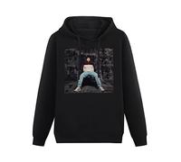 THE KING OF TOMATO Louis Tomlinson Walls Hoody Unisex Ptinted Hoodies Long Sleeve Men's Hooded with Pocket Black S