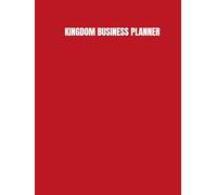 The Kingdom Business Planner Red Edition