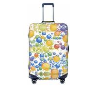 The Kingdom Of Bubbles - Funda protectora antiarañazos, para equipaje de 18 a 32 pulgadas, Negro -, L