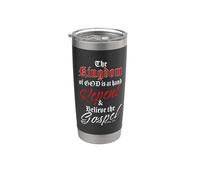 The Kingdom of GOD is at Hand - Repent & Believe the Gospel Vaso térmico de acero inoxidable de doble pared