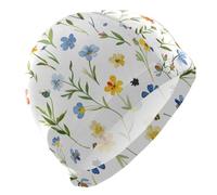 The Kingdom Of Shattered Flowers - Gorros de natación para adultos de pelo corto impermeable para hombres, protección del cabello y reducción de arrastre, gorro para nadar