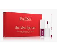 THE KISS LIPS SET N 05 Liquid Lipstick & Lip liner "Raspberry Red"