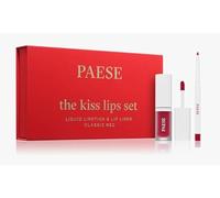 THE KISS LIPS SET N 06 Liquid Lipstick & Lip liner "Classic Red"