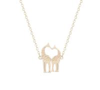 The Kiss of Giraffes - Collar con dije para mujer, gargantilla para mujer, joyería de cumpleaños, día de Vanlentine, regalos para el amor