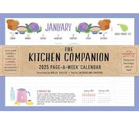 The Kitchen Companion Page-A-Week Calendar 2025: It's Magnetic! Perfect for the Fridge, Wall, or Desk