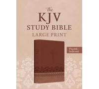 The KJV Study Bible, Large Print (Indexed) [Rose & Chestnut Cross]