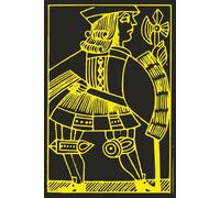 The Knave’s Grid: A Tarot-Inspired Dotted Graph Notebook for Shadow Work and Design: 99-Page 4x4 Dot Grid Journal | 6x9 Matte Black & Yellow Esoteric for Sketching & Creative Ideas