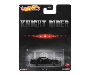 The Knight Rider Modelo de Coche 8cm K.I.T.T. Kitt Supercar - Escala 1/64 - GRL67 Hot Wheels