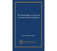 The knowledge of God and its historical development (v.2)