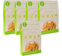 The Konjac Shop - Espaguetis de Tomate 270g Sin Gluten Bajo en Calorías y Carbohidratos Apto para Veganos y Dieta Keto (Pack de 5)