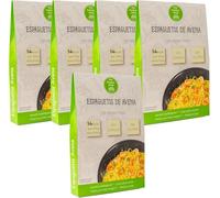 The Konjac Shop - Espaguetis Konjac de Avena 270g Sin Gluten Bajo en Calorías y Carbohidratos Ideal para Dietas Keto y Veganas (Pack de 5)