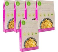 The Konjac Shop - Macarrones de Konjac 270g Shirataki Sin Gluten Bajo en Calorías y Carbohidratos Ideal para Dietas Keto y Veganas (Pack de 5)