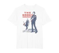 The Kooks Oficial Camiseta, Hombre Tallas Grandes, Blanco, 6X Alto