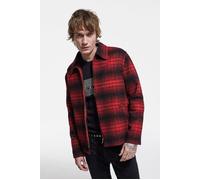 The Kooples Blouson Carreaux Rouge Et Noir Zipe Red / Black Talla: S | Chaquetas Finas Outlet | Hombre | Rojo