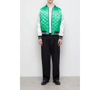 The Kooples Bomber Broderie Flower Skull Green-white Talla: S | Bombers Outlet | Hombre | Verde