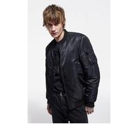 The Kooples Bombers Shaped Jacket With Ribbed Edges Black Talla: XS | Outlet | Hombre | Negro