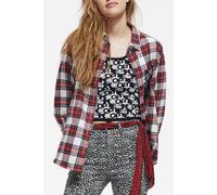 The Kooples Checked Shirt With Contrasting Pockets Red Talla: 40 | Blusas Outlet | Mujer | Rojo