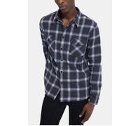 The Kooples Chemise Droite A Carreaux Avec Poche Plaquees Bottle Green Talla: XS | Camisas Casuales Outlet | Hombre | Verde