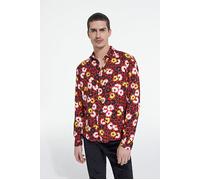 The Kooples Chemise Manche Longue Fleurie Multicolore/red Talla: S | Camisas Casuales Outlet | Hombre