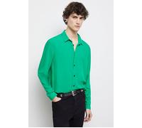 The Kooples Chemise Manches Longues Col Classique Green Talla: S | Camisas Casuales Outlet | Hombre | Verde