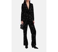 The Kooples Classic Collar Suit Jacket In Velvet With Glitters Black Talla: 40 | Blazers Outlet | Mujer | Negro