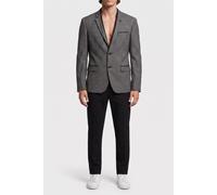 The Kooples Classic Double-slit Suit Jacket + Skull Rivet Black Grey Talla: 48 | Blazers Outlet | Hombre | Negro