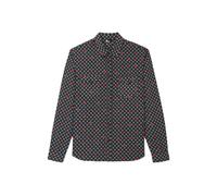 The Kooples Cow Boy Shirt With Polka Dots Black Daisy Print And Red Embr Talla: S | Outlet | Hombre | Negro