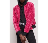 The Kooples Crinkle Velvet Jacket Pink Talla: 38 | Bombers Outlet | Mujer | Rosa