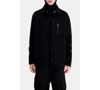 The Kooples Double-sided Wool Jacket With Checked Inside Black Grey Talla: XL | Chaquetas finas Outlet | Hombre | Negro