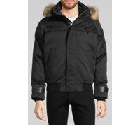 The Kooples Doudoune Courte Avec Capuche Et Fourrure Amovible Black Talla: XS | Chaquetas finas Outlet | Hombre | Negro