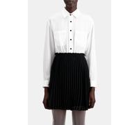 The Kooples Dress Top Shirt Bottom Pleated Skirt Black White Talla: 36 | Blusón Outlet | Mujer | Negro