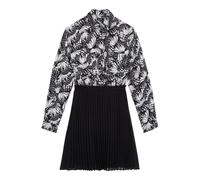 The Kooples Dress Top Shirt Bottom Pleated Skirt Black White Talla: 40 | Blusón Outlet | Mujer | Negro