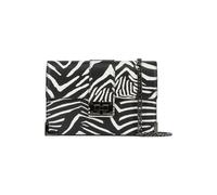 The Kooples Emily Medium Zebra Print Pouch Black/white Talla: OS | Bandoleras Cruzadas Outlet | Mujer | Negro