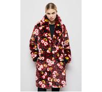 The Kooples Fausse Fourrure Jacquard Fleuri Dark Red Talla: 40 | Outlet | Mujer | Rojo