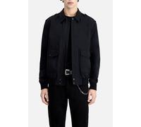 The Kooples Jacket With Collar And Front Patch Pockets Black Talla: S | Chaquetas Finas Outlet | Hombre | Negro